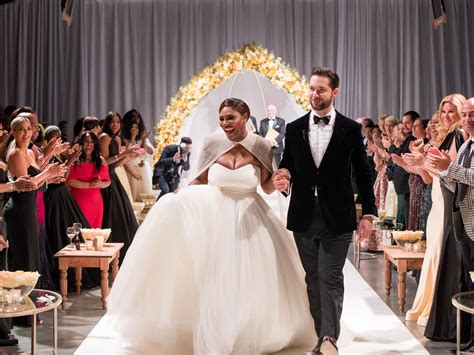 serena williams versace wedding dress|Serena Williams wedding.